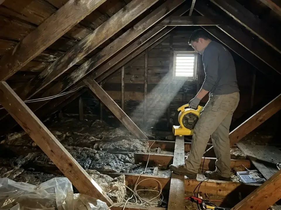 attic-water-damage-drying-proc-007 — frequently asked questions, Emergency Water Extraction & 24/7 Flood Response in Chubbuc…